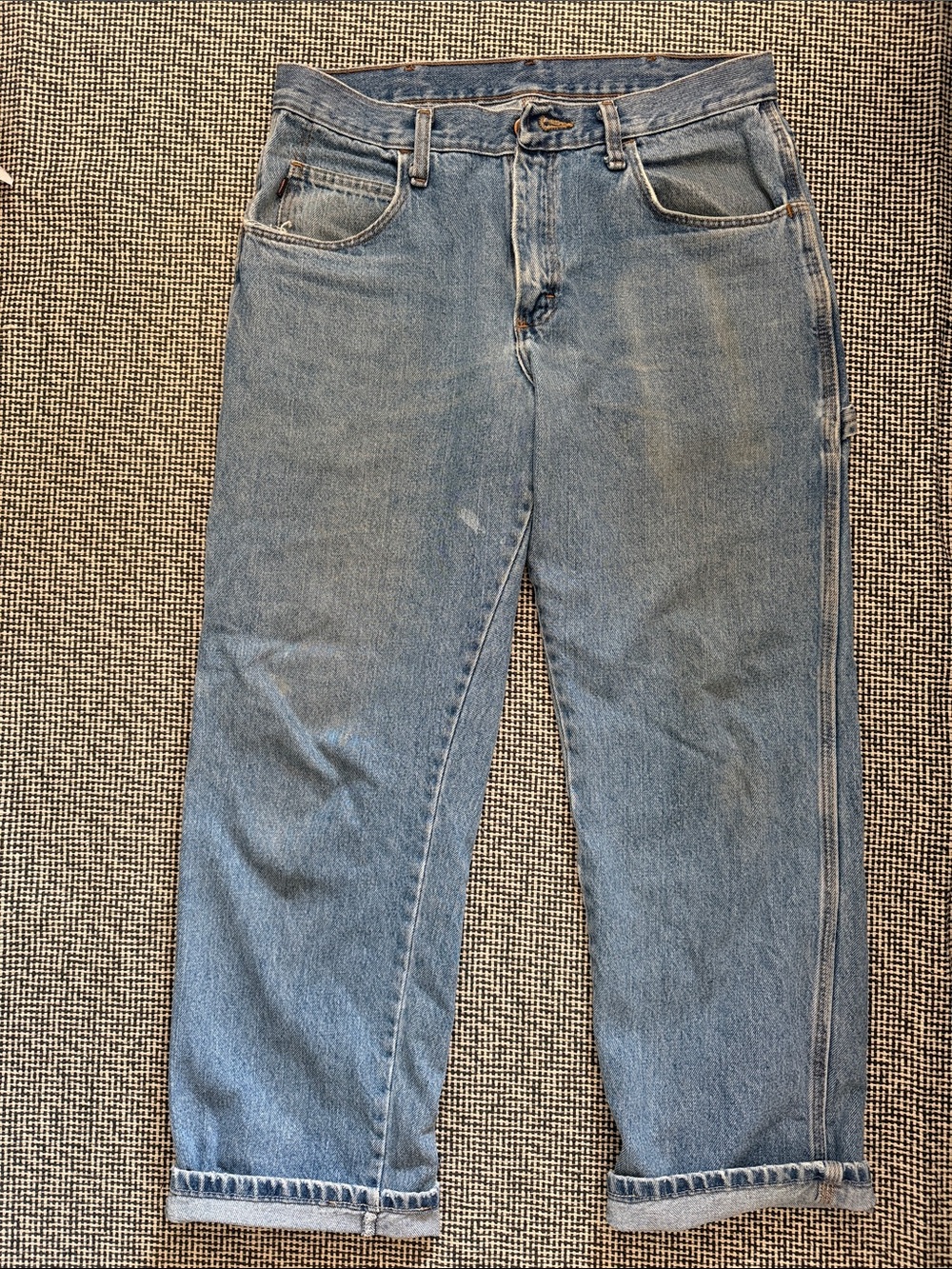 Men's Relaxed Fit Light Blue Denim Jeans